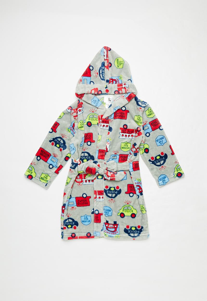 Rebel Republic - Boys robe - grey/multi
