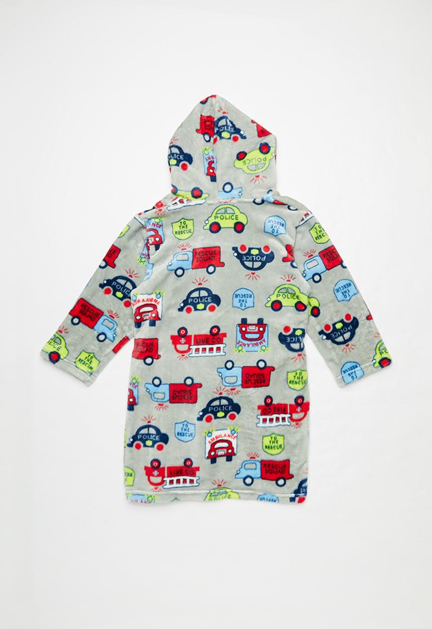 Rebel Republic - Boys robe - grey/multi