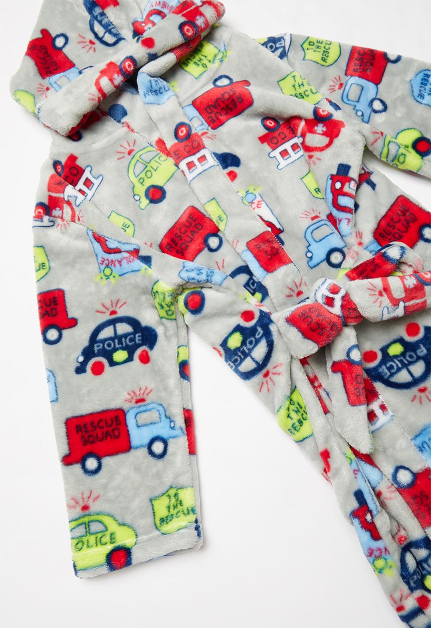 Rebel Republic - Boys robe - grey/multi