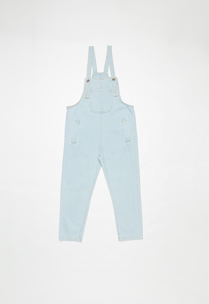 Rebel Republic - Girls dungaree - light blue