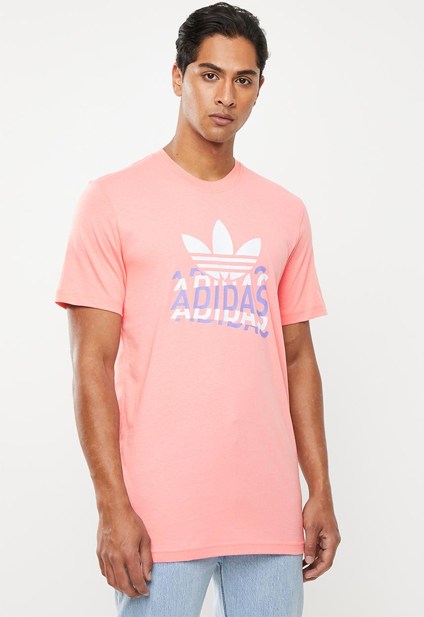 adidas Originals - Multi fade short sleeve tee - pink 