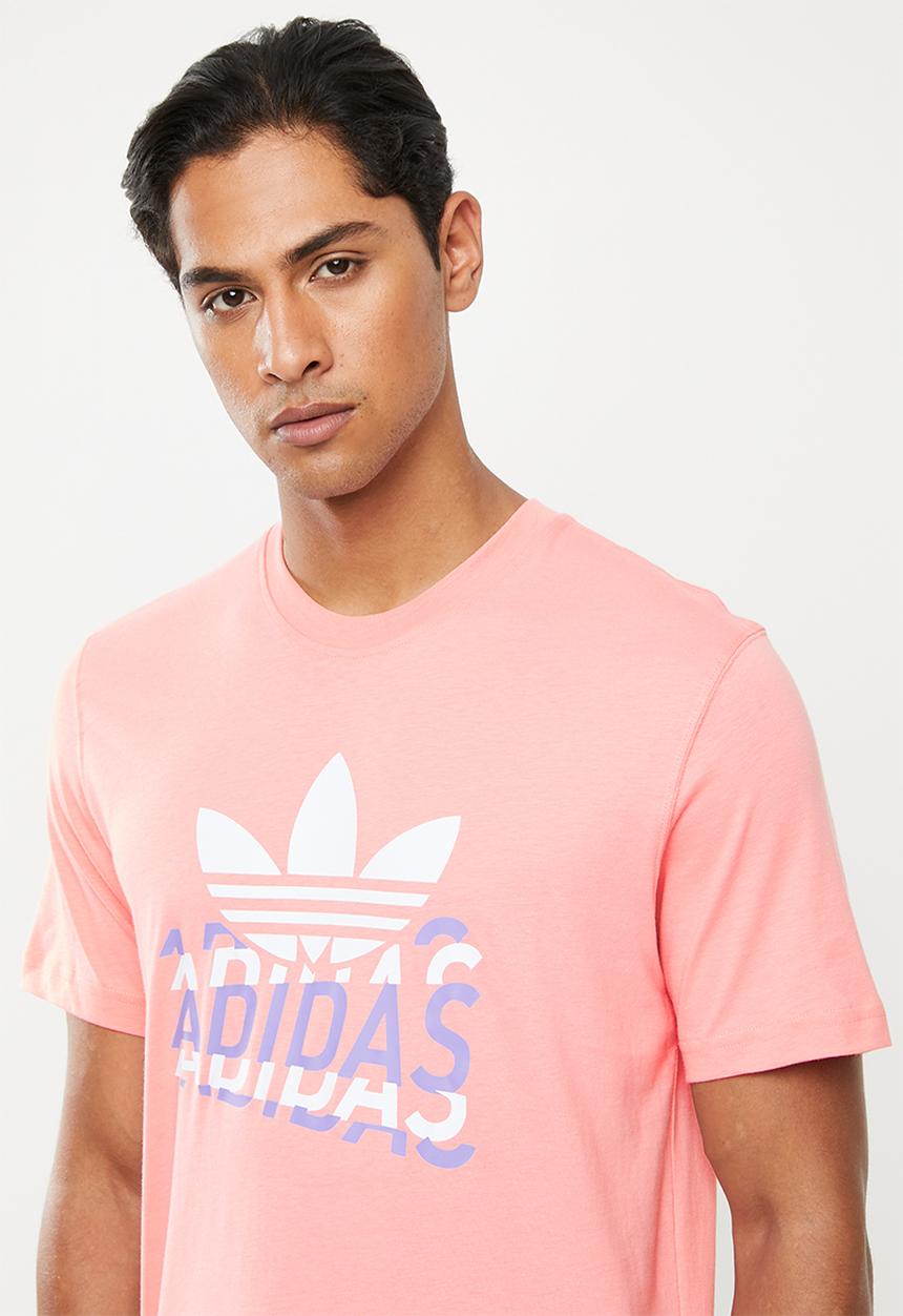 adidas Originals - Multi fade short sleeve tee - pink 