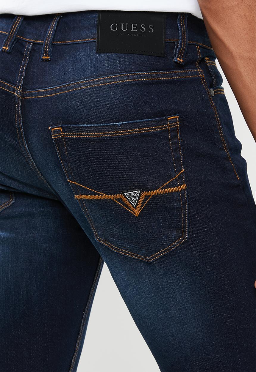 GUESS - Zeus slim straight stretch denim - dark blue