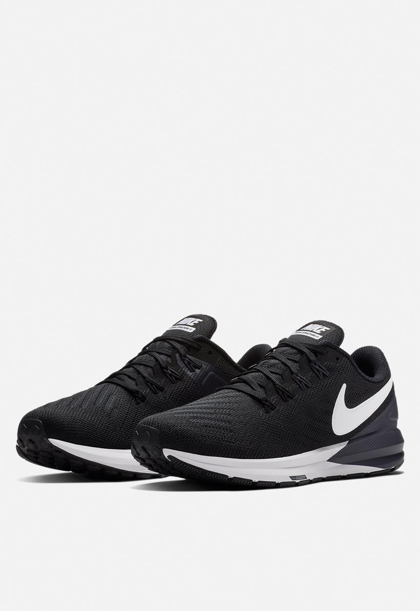 Nike - Air Zoom Structure 22 - black / white-gridiron