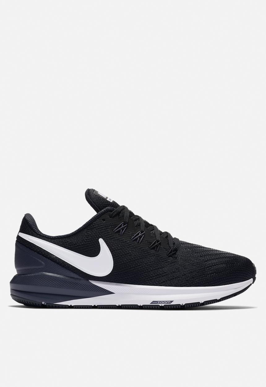 Nike - Air Zoom Structure 22 - black / white-gridiron
