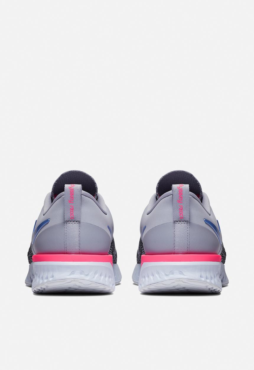 Nike - Odyssey React 2 Flyknit - indigo haze / sapphire-black-iron purple