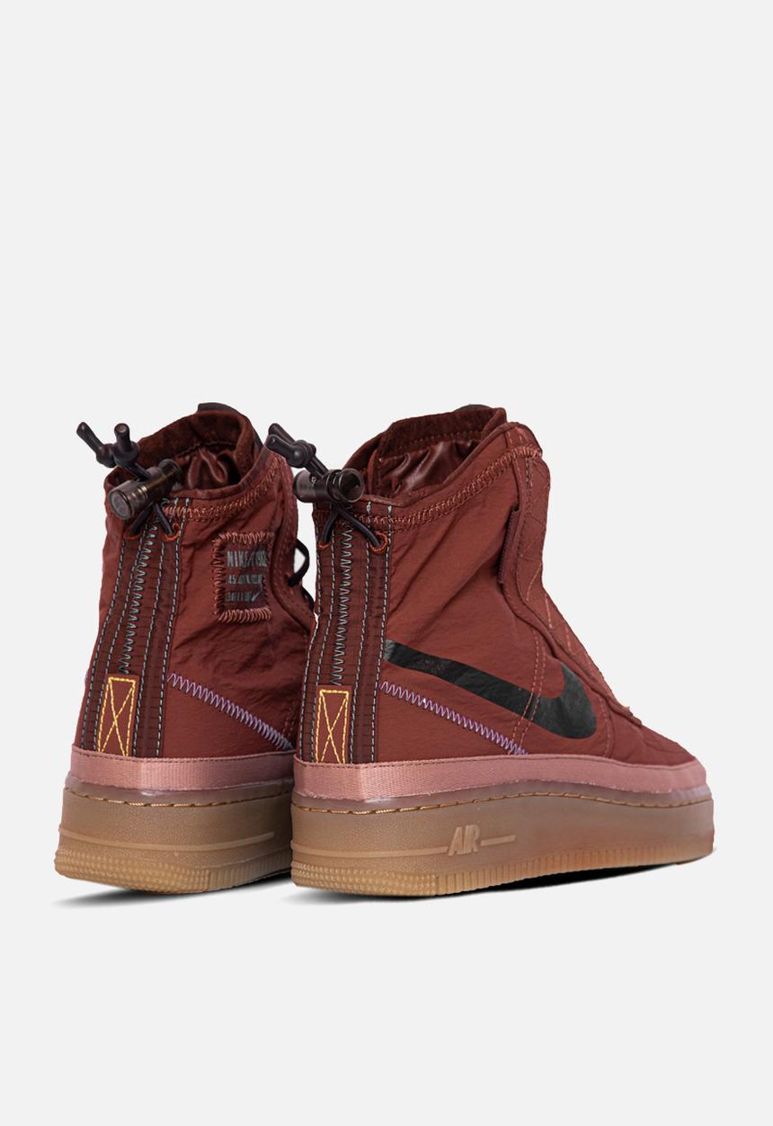 Nike - Air Force 1 Shell - dark pony / burgundy ash-desert dust