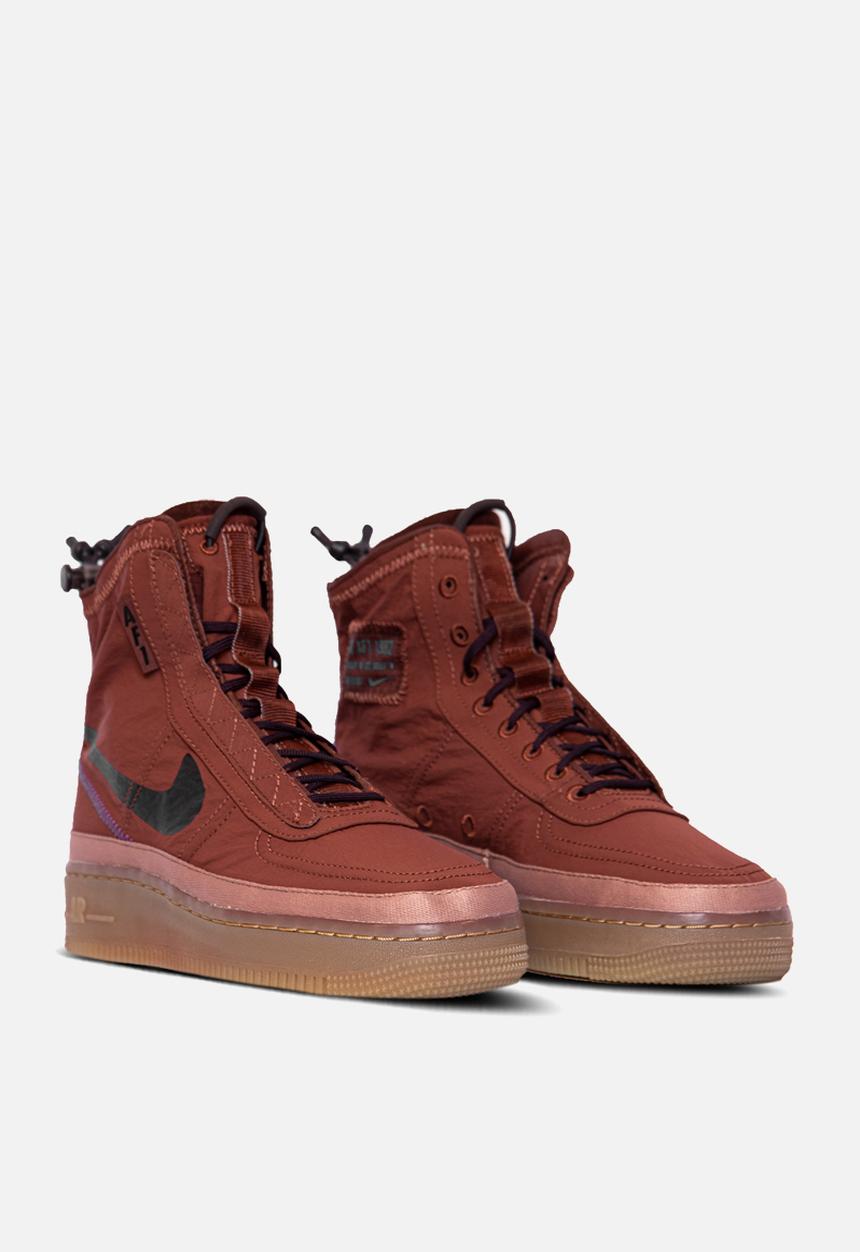 Nike - Air Force 1 Shell - dark pony / burgundy ash-desert dust