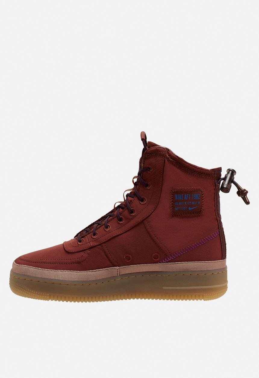 Nike - Air Force 1 Shell - dark pony / burgundy ash-desert dust