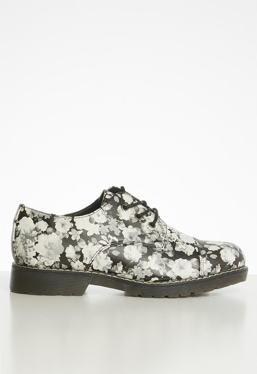 Footwork - Janni shoe derby - black & white 