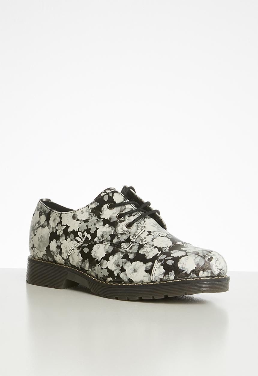 Footwork - Janni shoe derby - black & white 