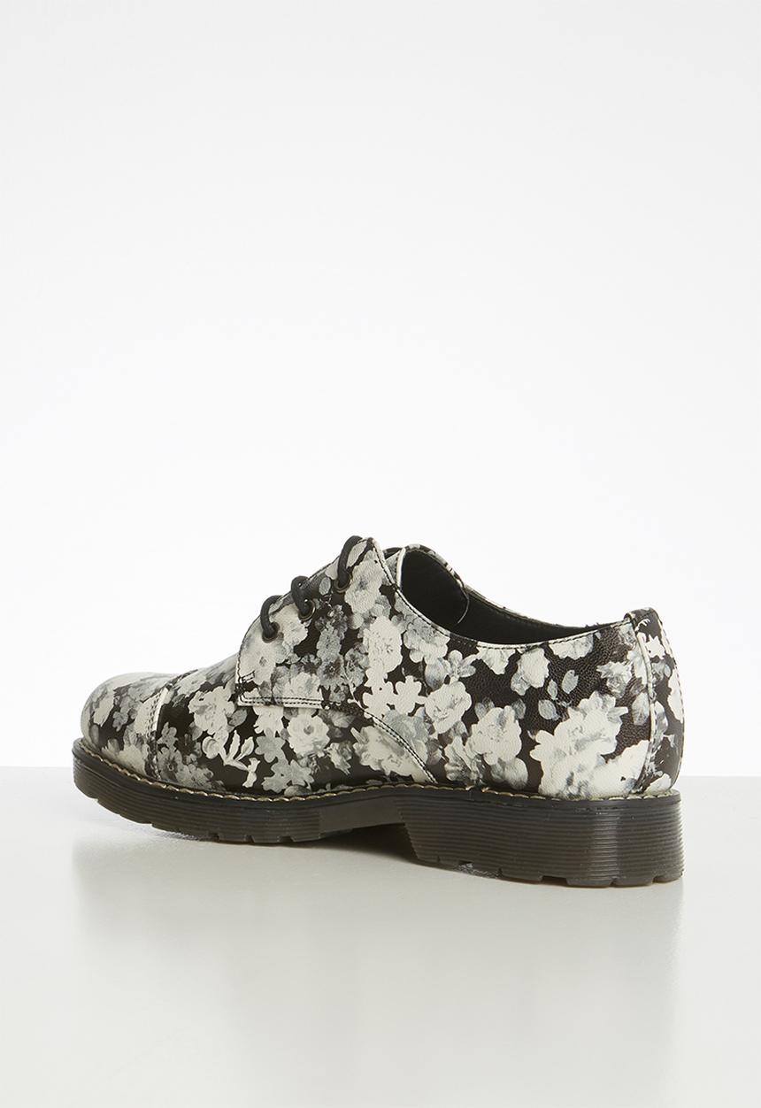 Footwork - Janni shoe derby - black & white 