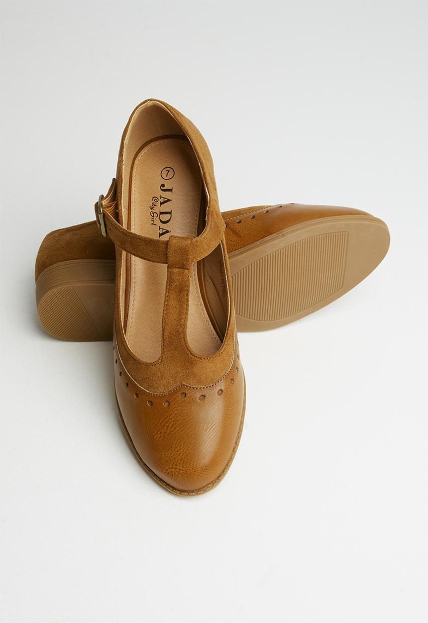 Jada - Mary jane shoe - tan