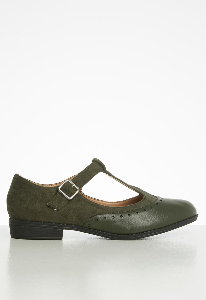 Jada - Mary jane shoe - olive
