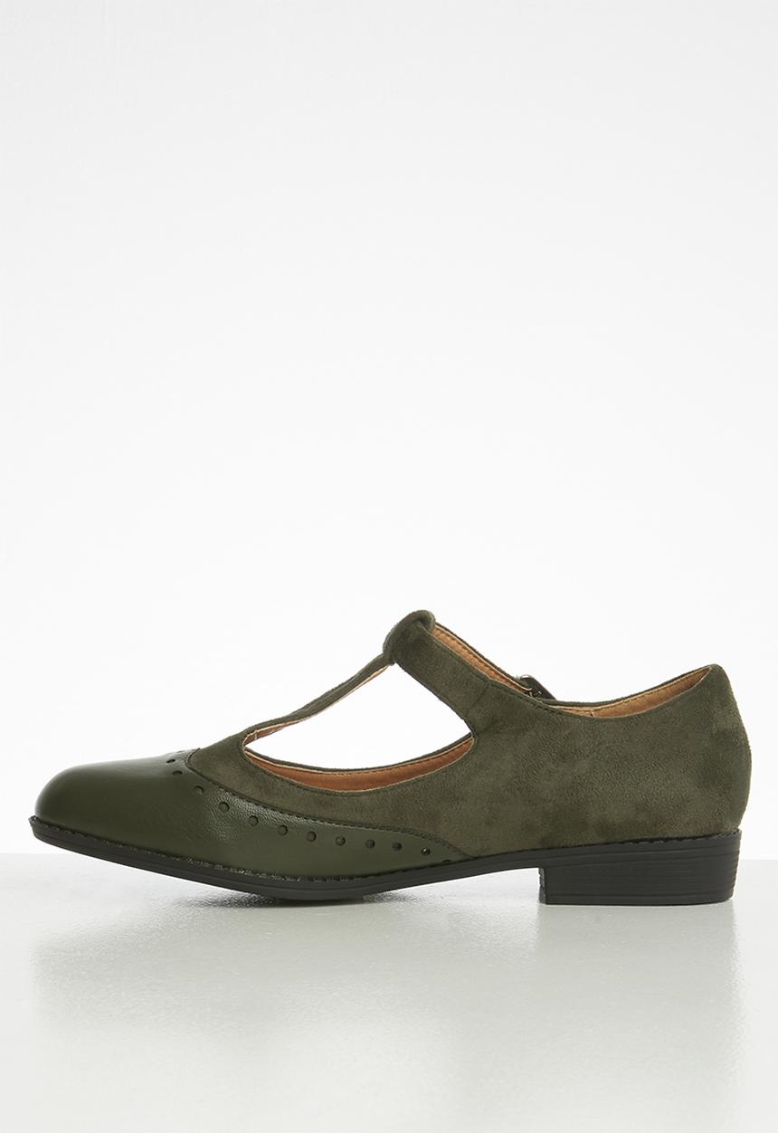 Jada - Mary jane shoe - olive