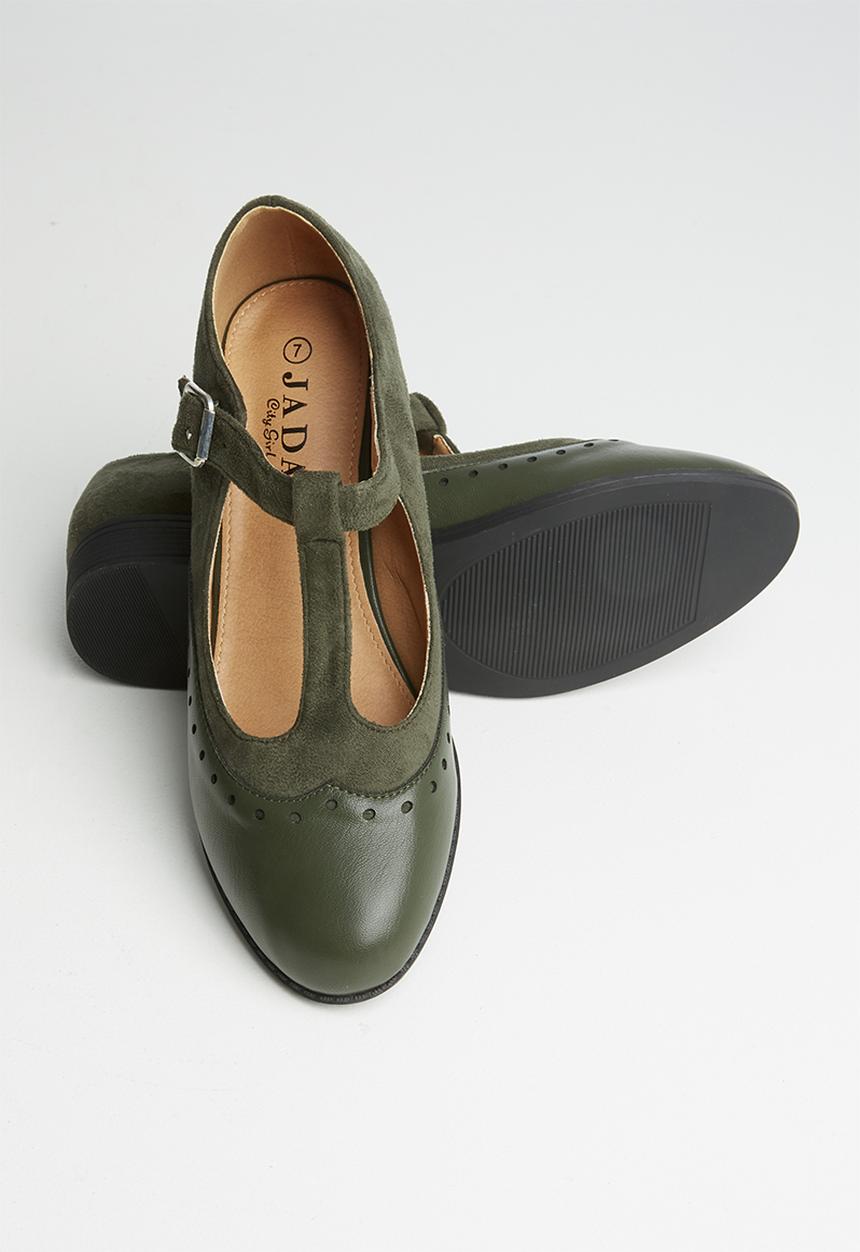 Jada - Mary jane shoe - olive