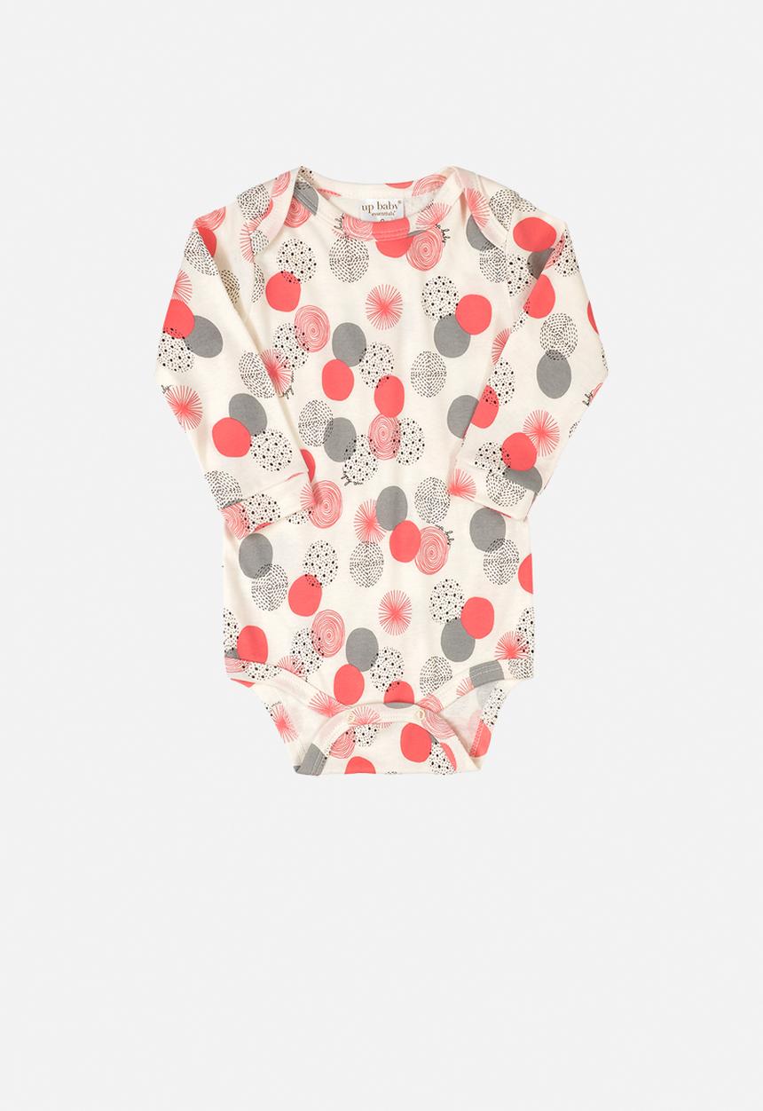 UP Baby - Baby girls printed bodysuit - pink/multi