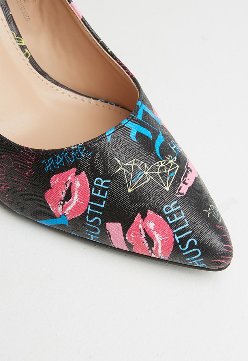 Miss Black - Aboliska heel - multi 