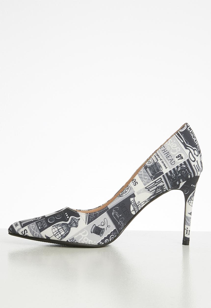 Miss Black - Acida heel - black & white 