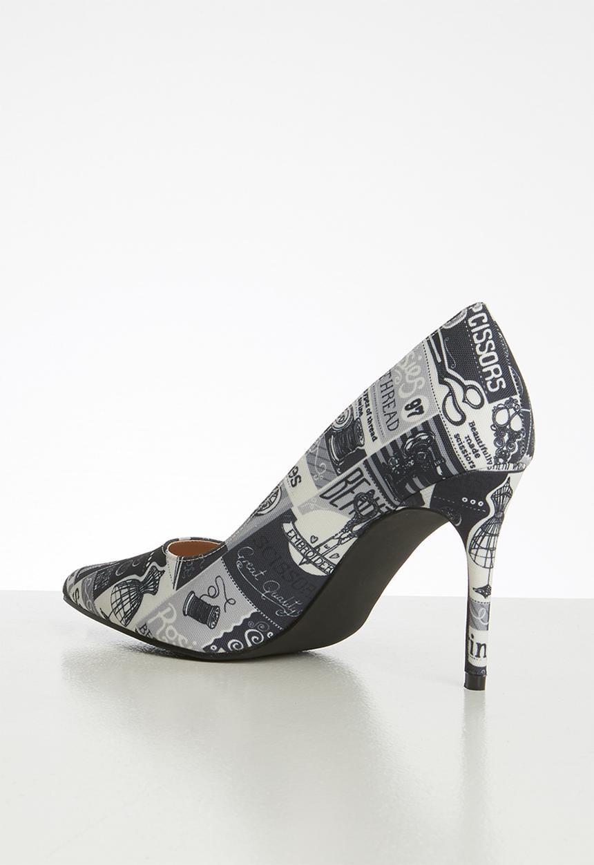 Miss Black - Acida heel - black & white 