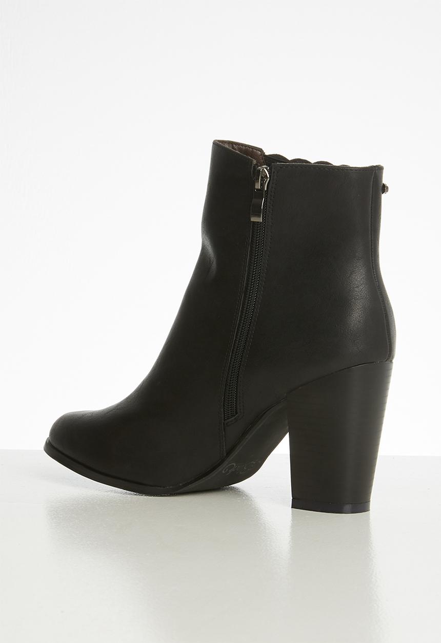 Miss Black - Cognac boot - black