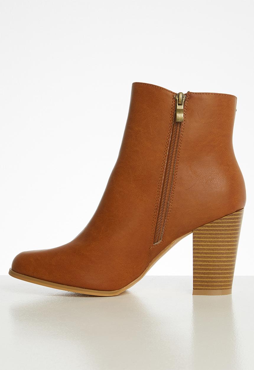 Miss Black - Cognac boot - tan