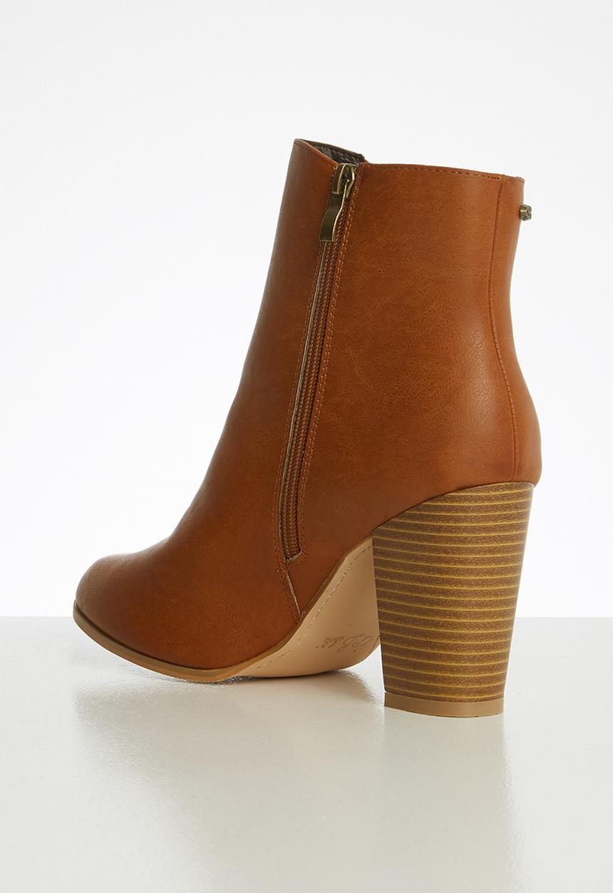 Miss Black - Cognac boot - tan