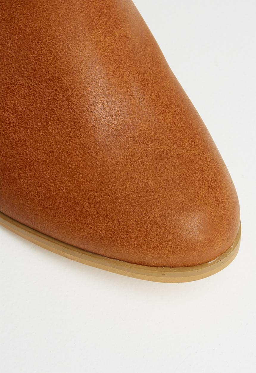 Miss Black - Cognac boot - tan