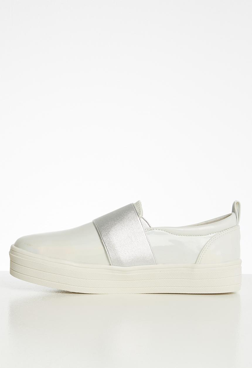 Miss Black - Abbery flatform sneaker - white