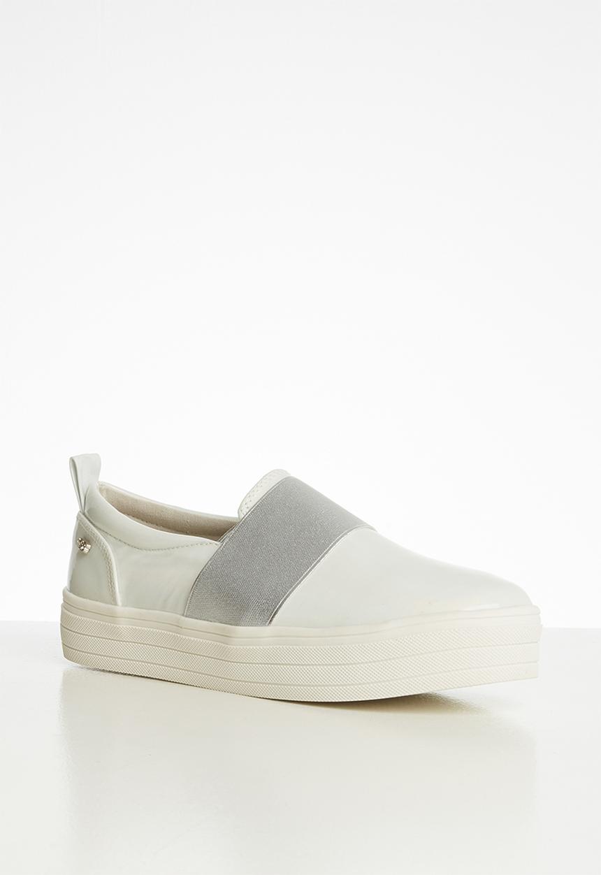 Miss Black - Abbery flatform sneaker - white