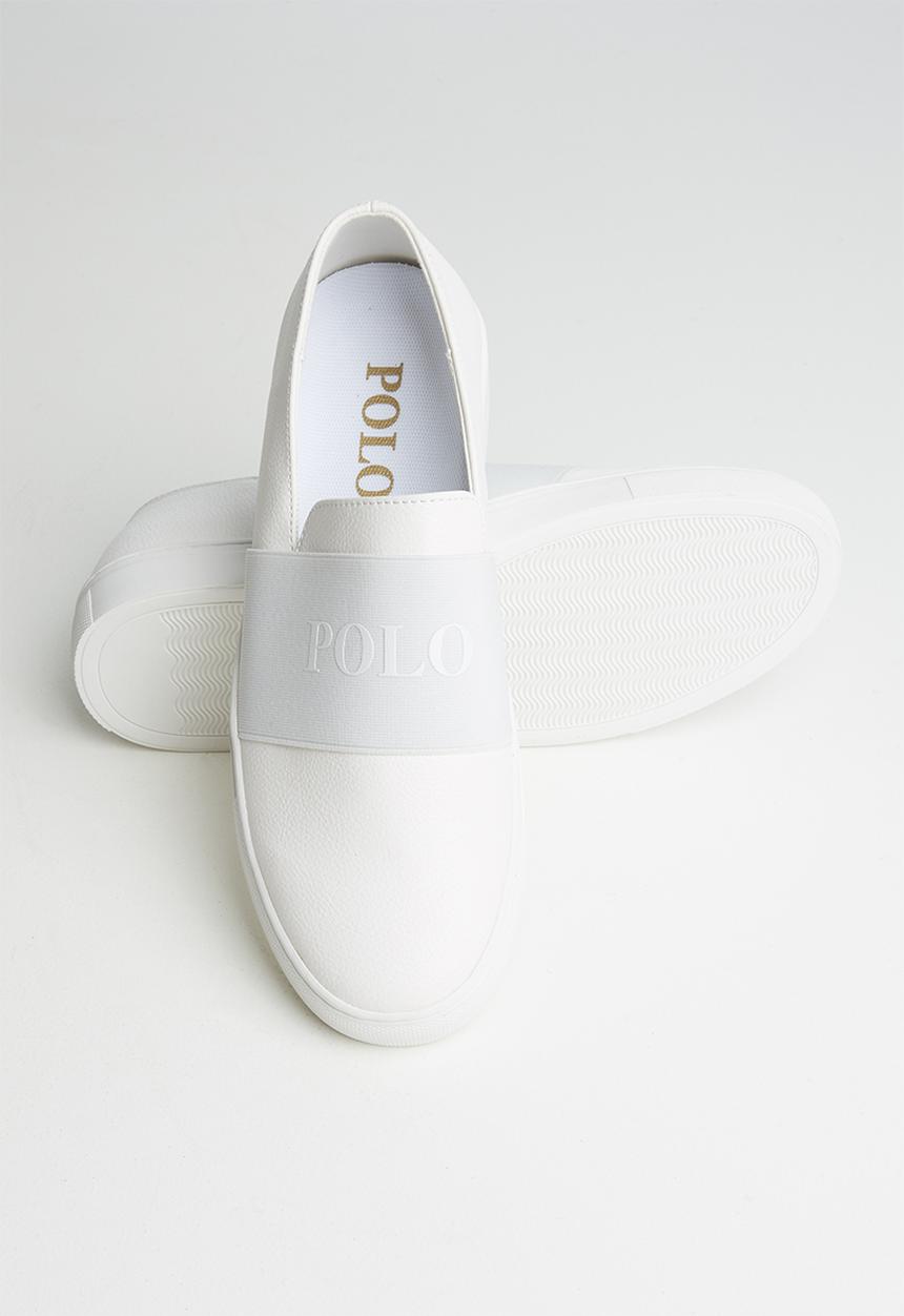 POLO - Giselle elastic slip on - white
