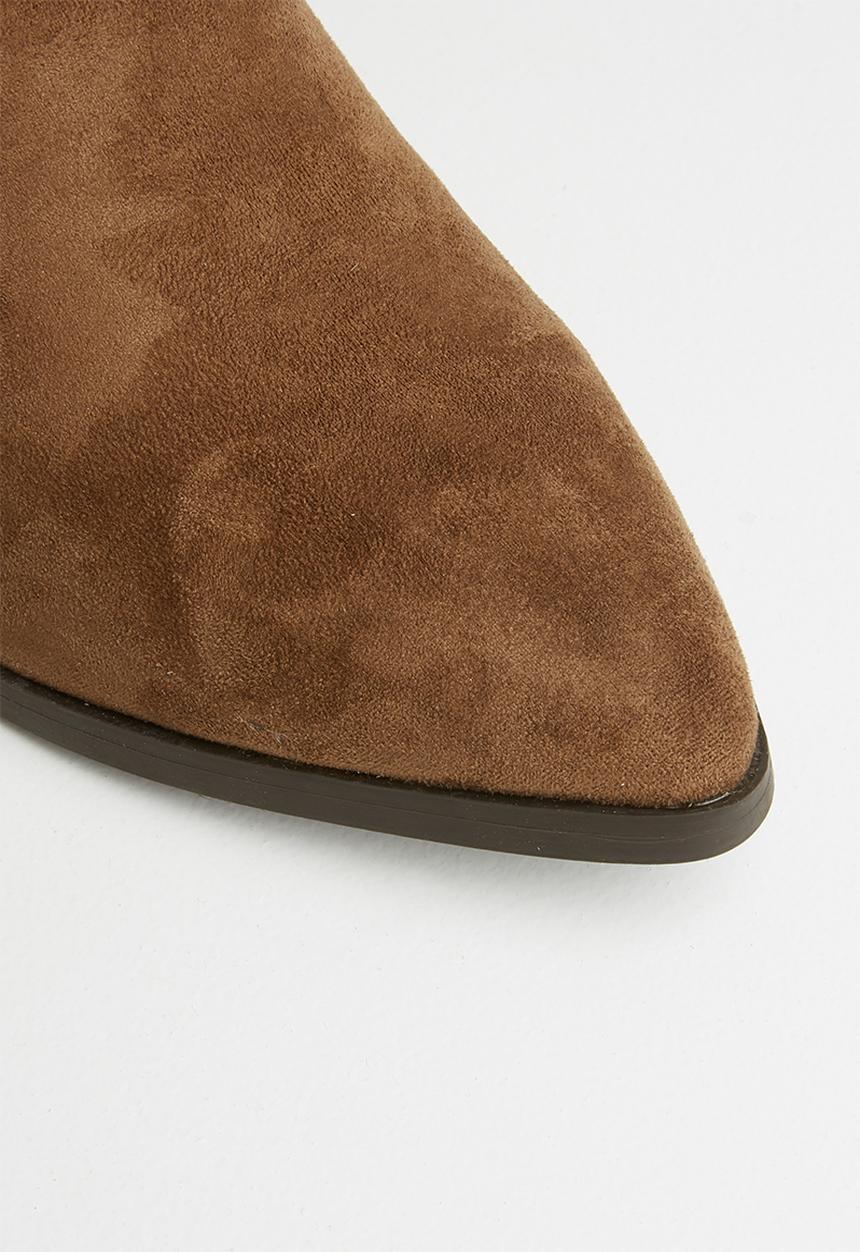 POLO - Alicia double zip ankle boot - tan