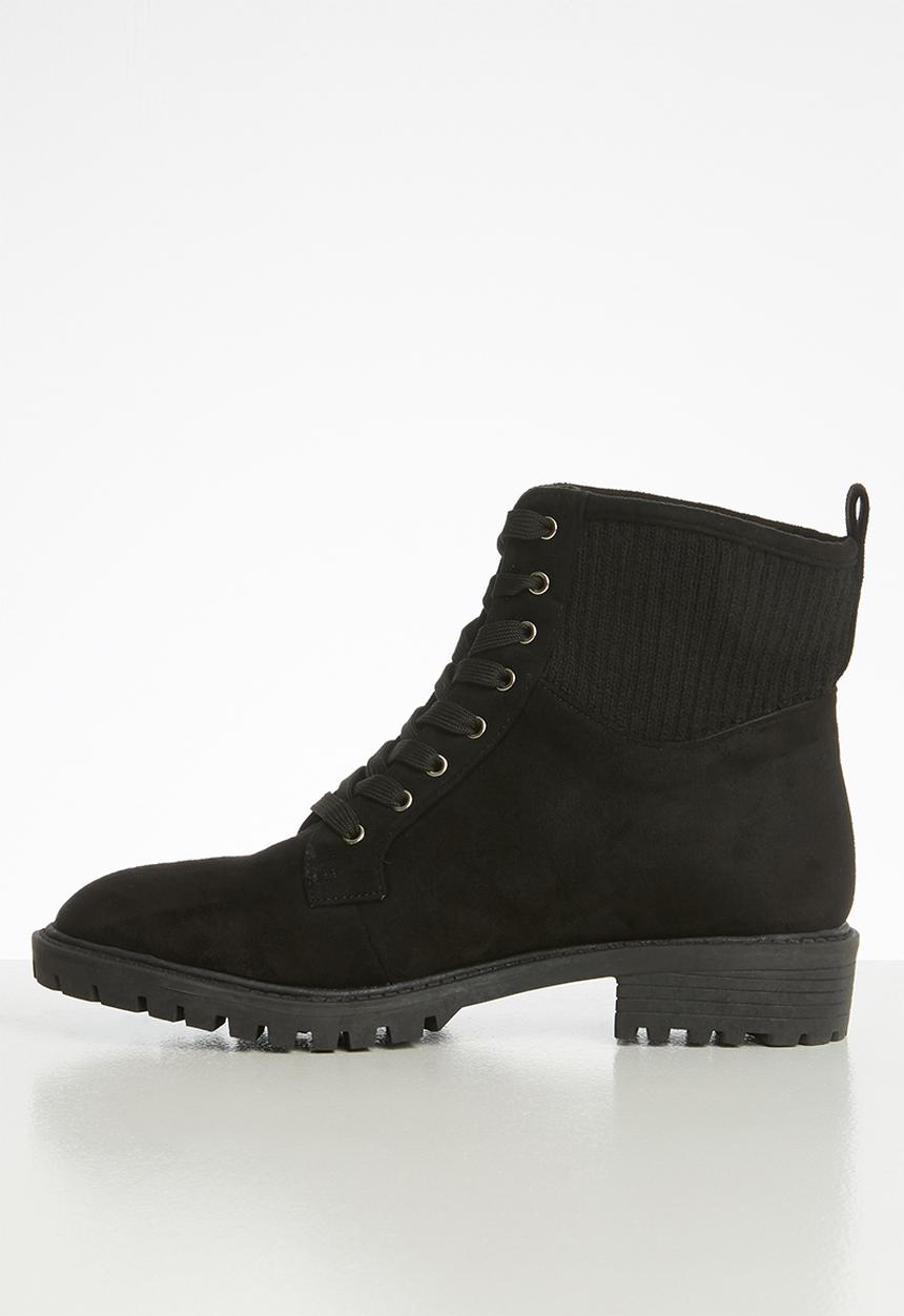 Superbalist - Leandra lace-up boot - black
