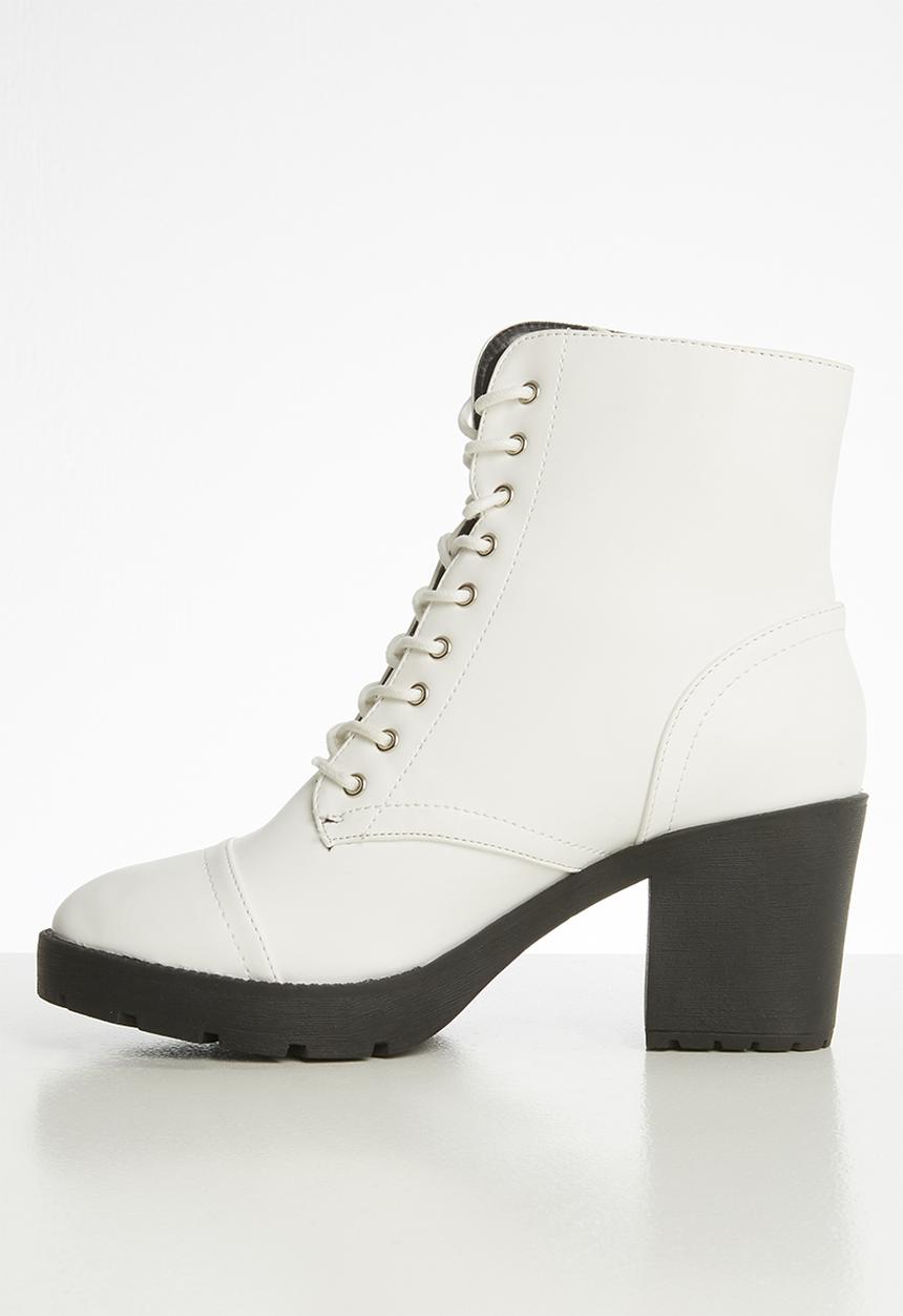 Superbalist - Londi lace-up boot - white