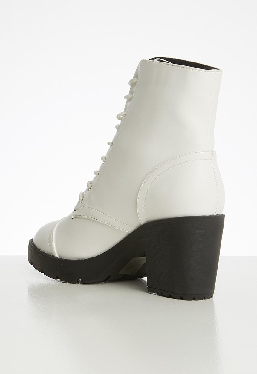 Superbalist - Londi lace-up boot - white