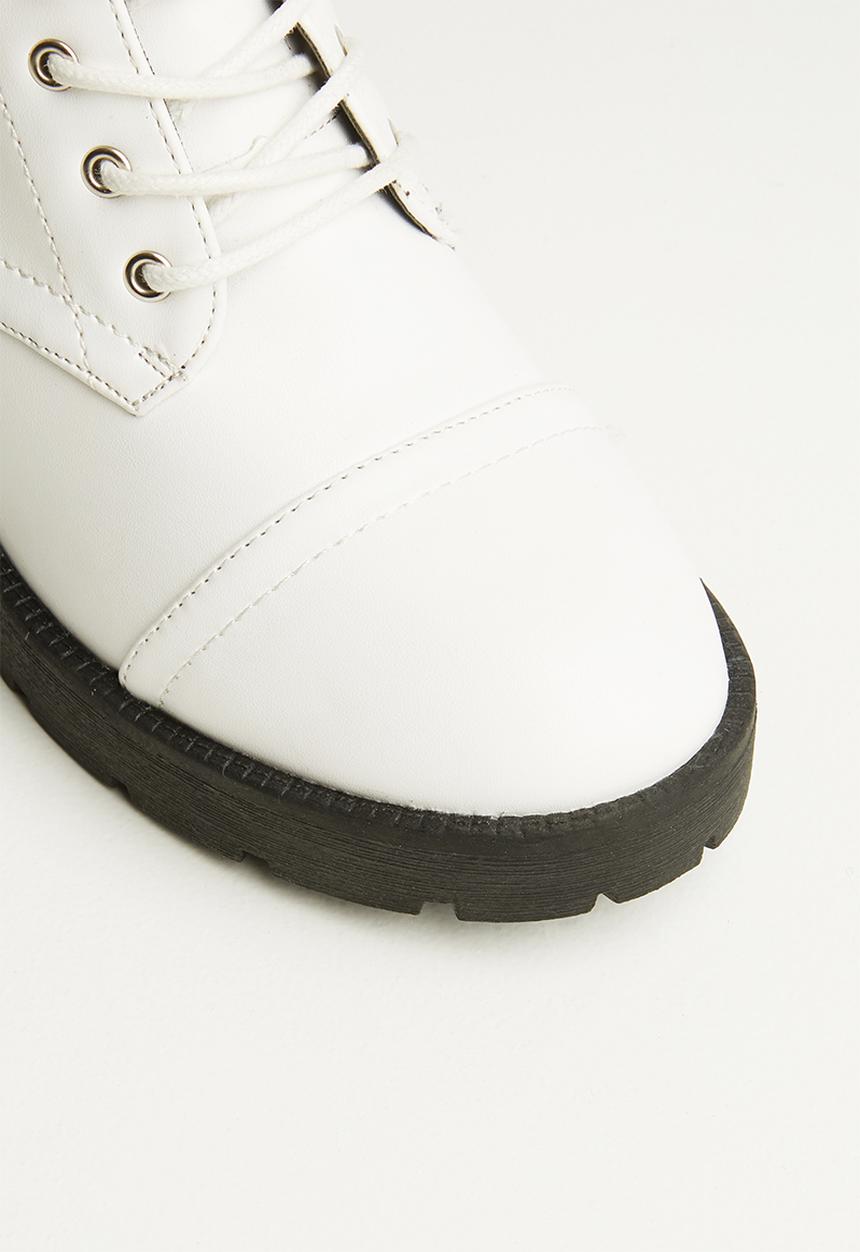 Superbalist - Londi lace-up boot - white