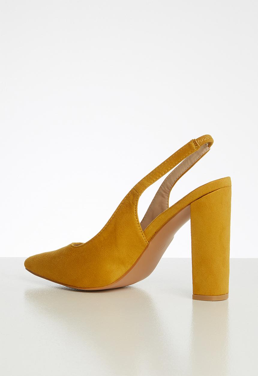Superbalist - Ella court block heel - yellow