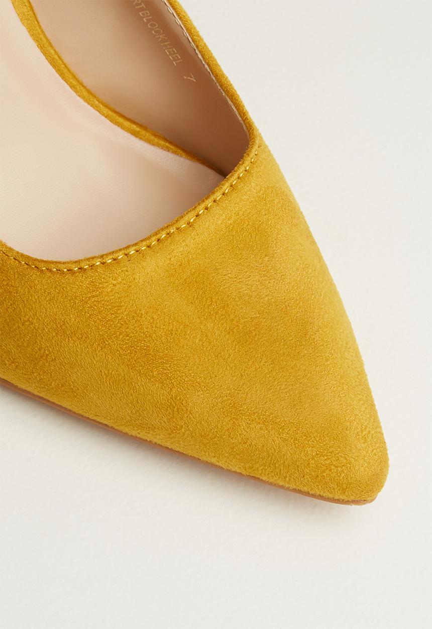 Superbalist - Ella court block heel - yellow