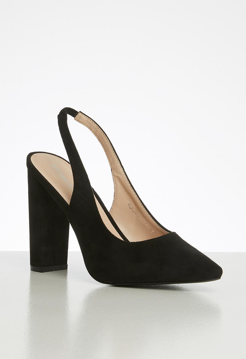 Superbalist - Ella court block heel - black