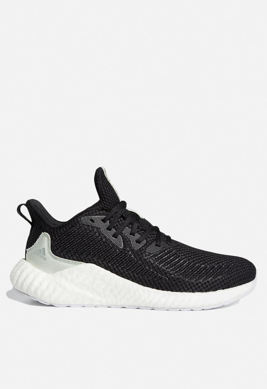adidas Performance - AlphaBOOST Parley - core black / linen green / ftwr white