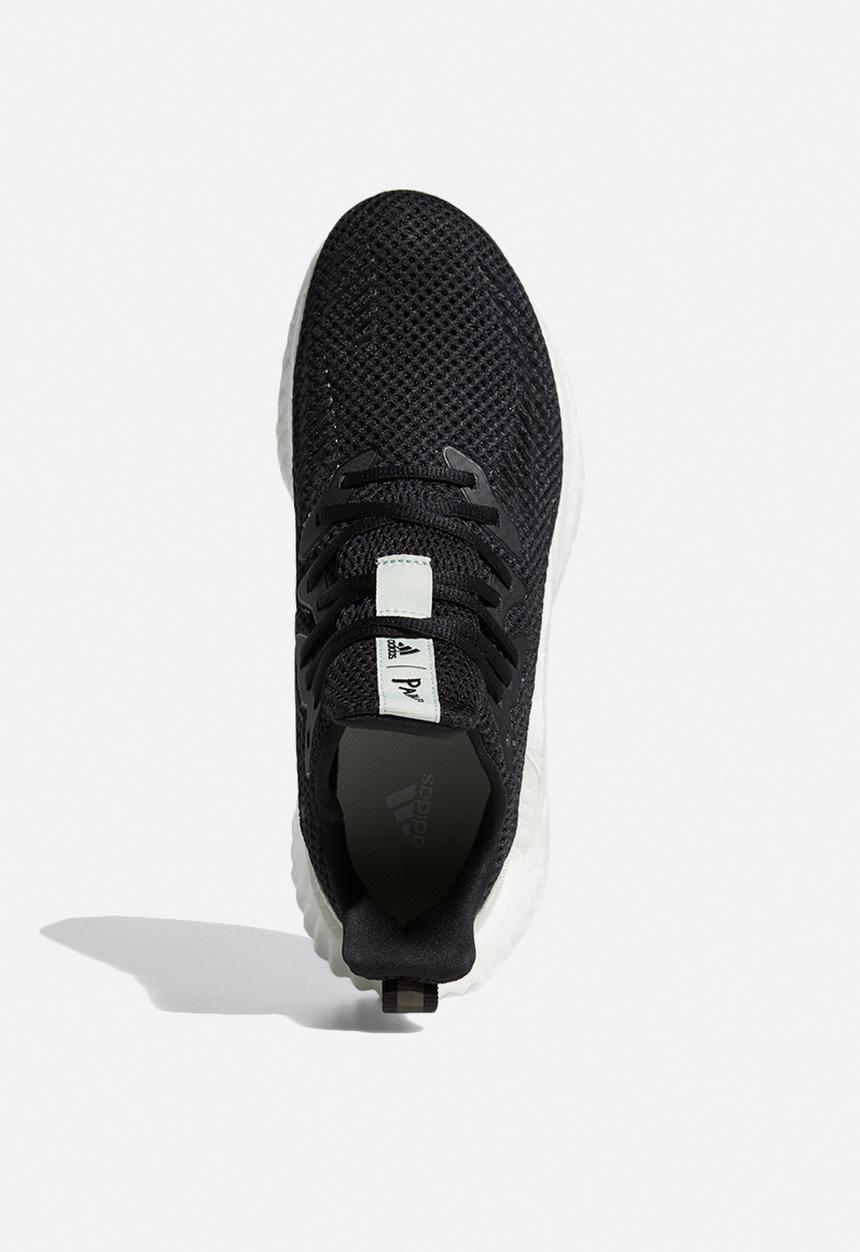 adidas Performance - AlphaBOOST Parley - core black / linen green / ftwr white