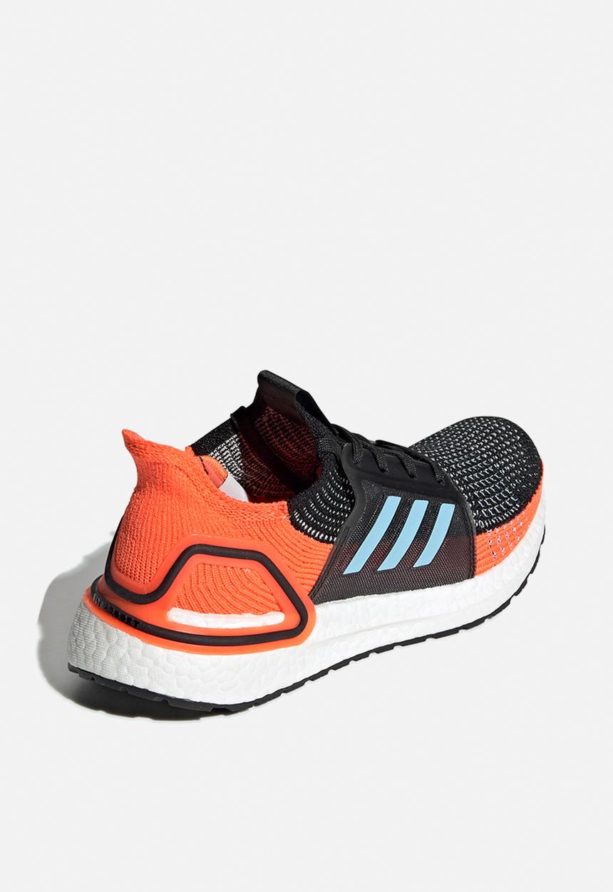adidas Performance - UltraBOOST 19 - core black/glow blue/hi-res coral