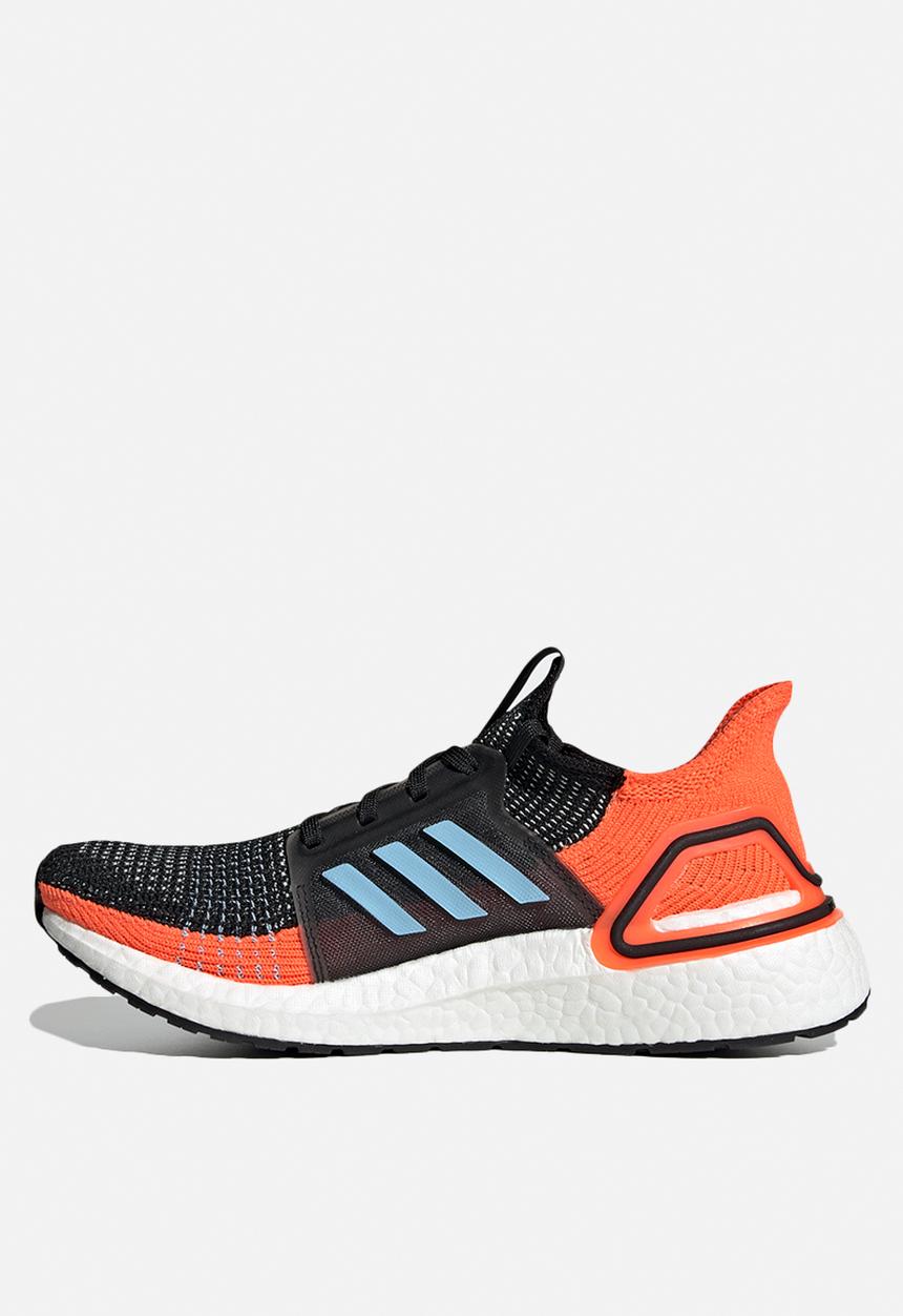 adidas Performance - UltraBOOST 19 - core black/glow blue/hi-res coral