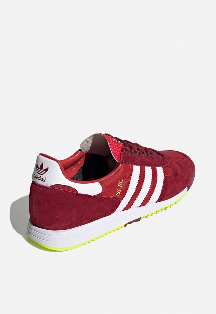 adidas Originals - SL 80 - scarlet / ftwr white / collegiate burgundy