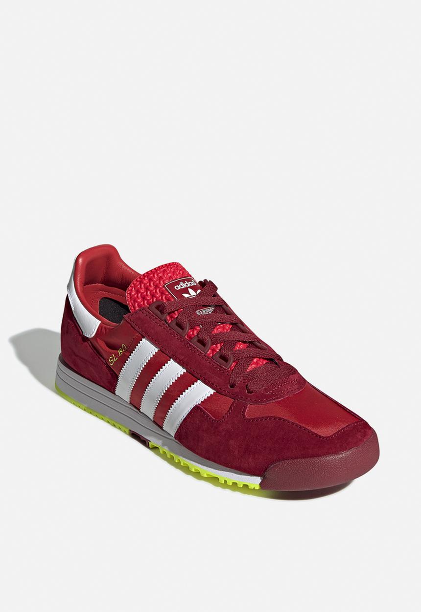 adidas Originals - SL 80 - scarlet / ftwr white / collegiate burgundy