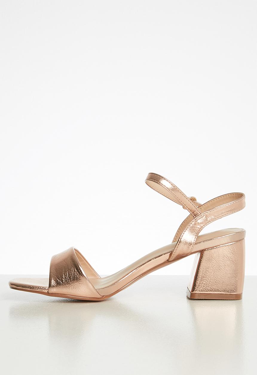 Superbalist - Gea barely-there heel - rose gold