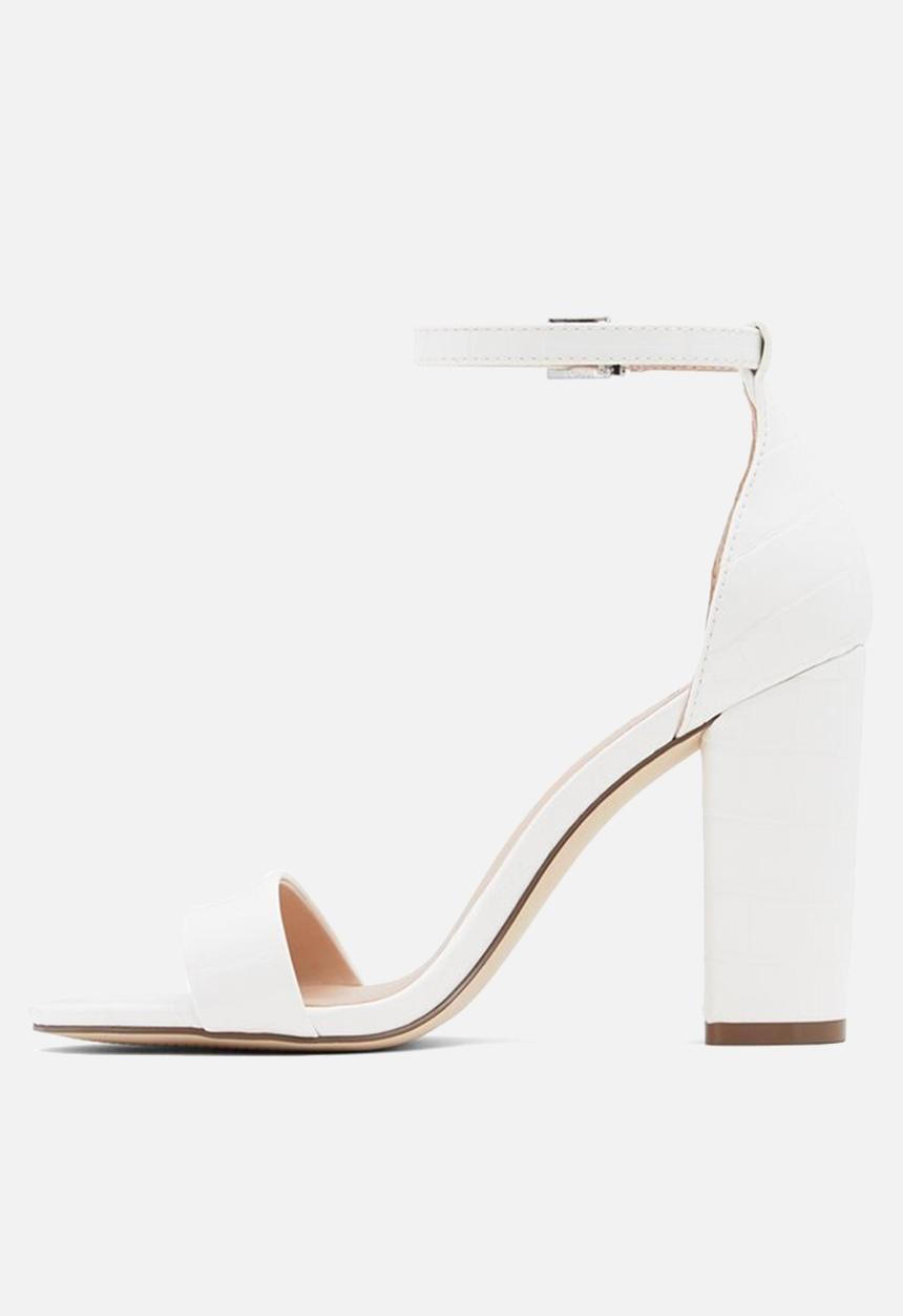 Call It Spring - Tayvia heel - white