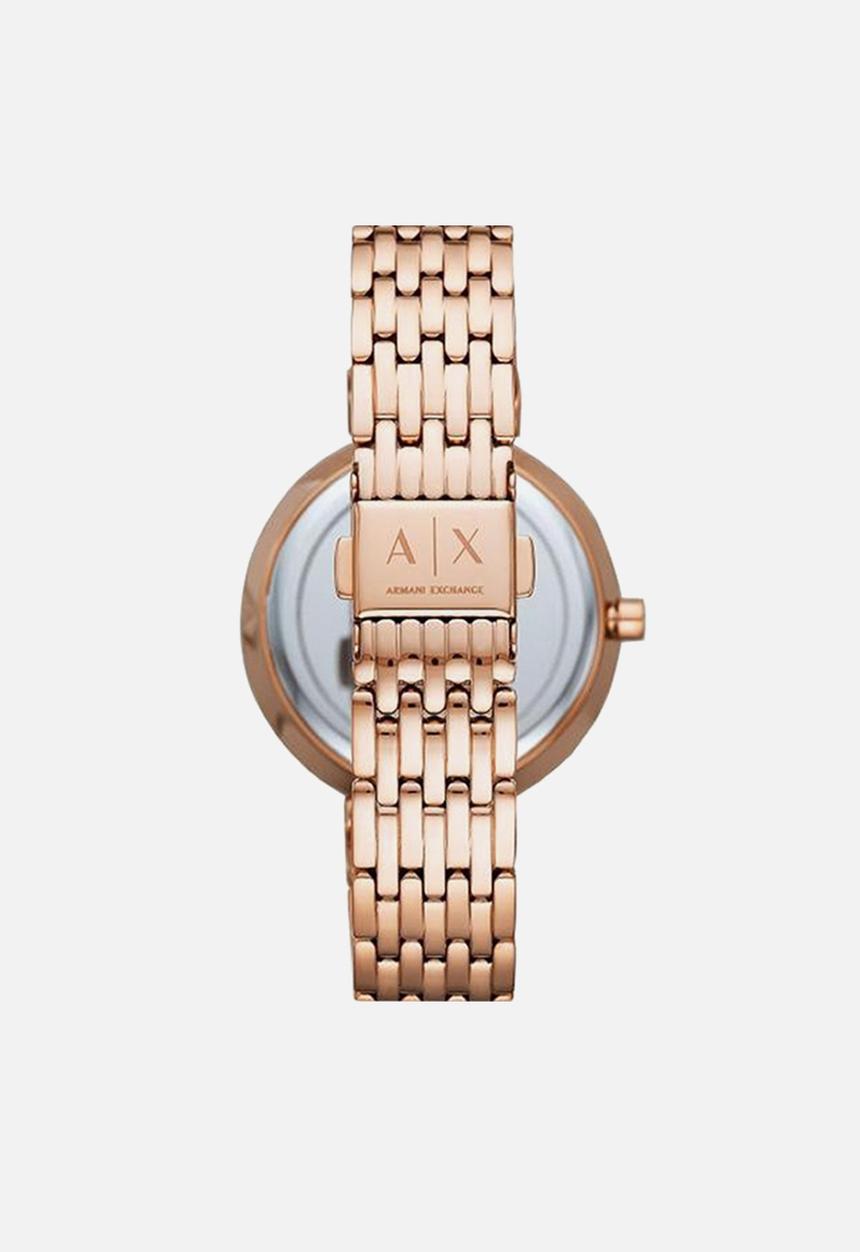 Armani Exchange - Zoe Stainless Steel Watch- Rose Gold