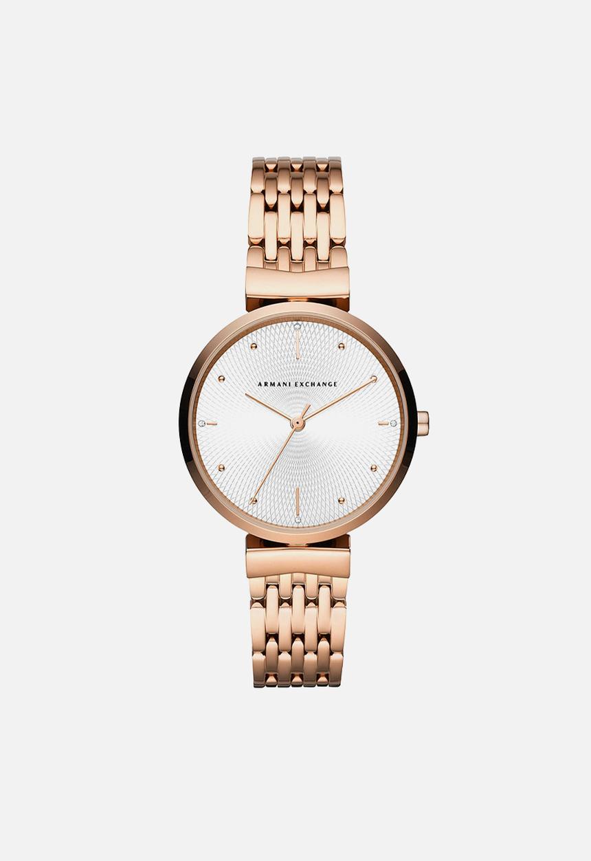 Armani Exchange - Zoe Stainless Steel Watch- Rose Gold