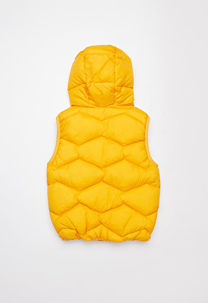 Pop Candy - Boys puffer vest - yellow